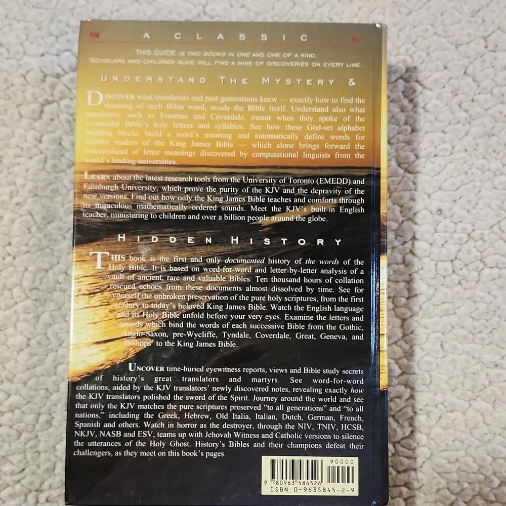 In Awe of Thy Word: Understanding the King James Bible G.A. Riplinger HC